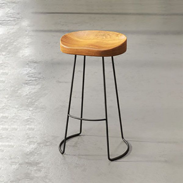 Industrial 1/2/4/7 Pieces Solid Wood Bar Table Set Fixed Bistro Set