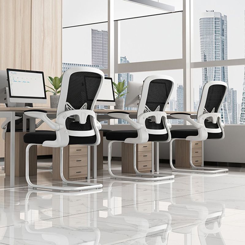 Removable Arms Desk Chair Tilt Mechanism No Distressing Ergonomic Chair without Wheels