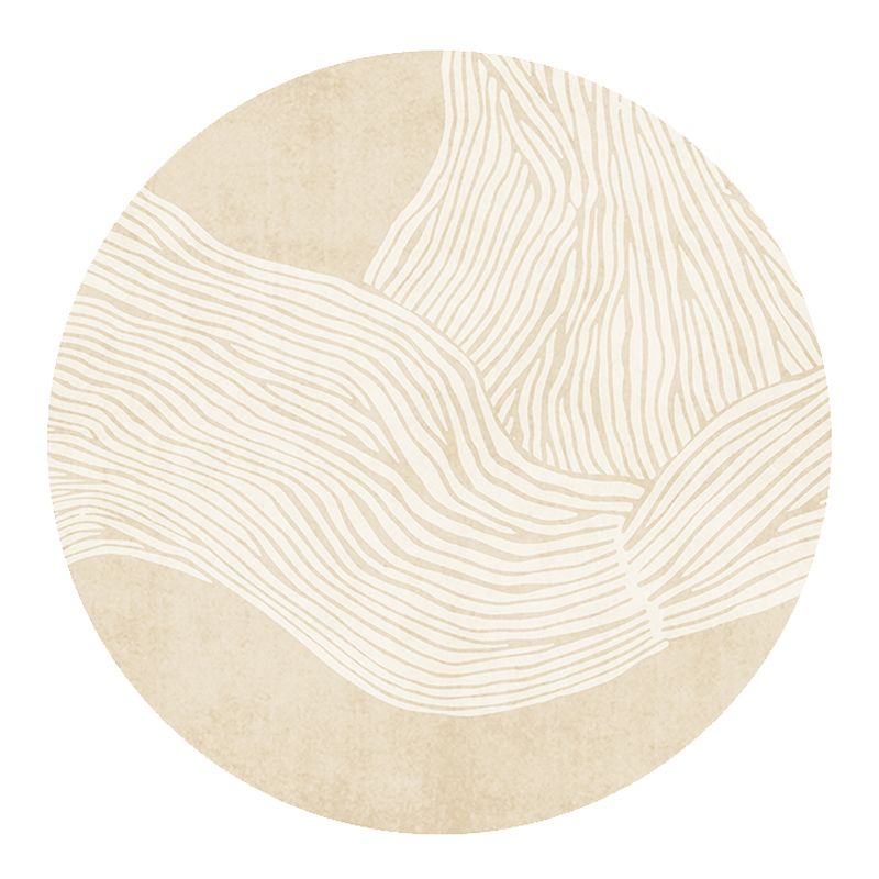 Tapis de rayures de tapis moderne beige tapis lavable antidérapant un tapis lavable antidérapant pour décoration intérieure