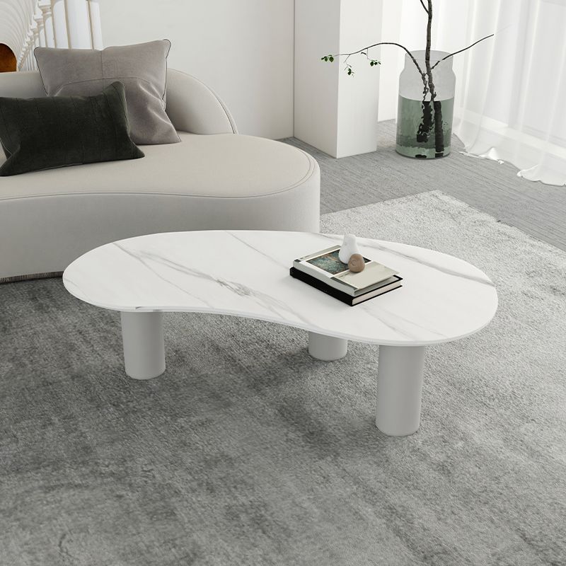 Modern 3 Legs Coffee Table Slate Coffee Table for Living Room