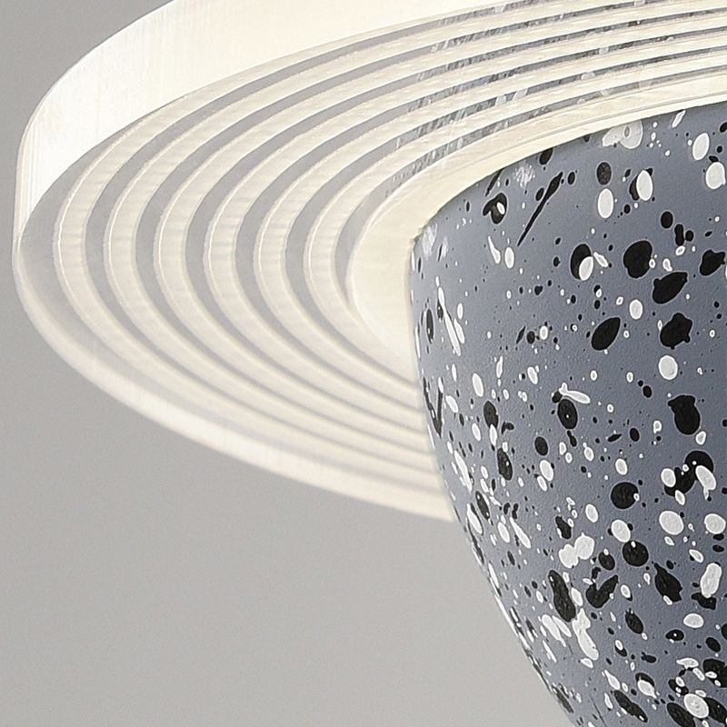 Globe zeitgenössischer Stil Hanging Lampe Acryl -Einweihlampe Lampe