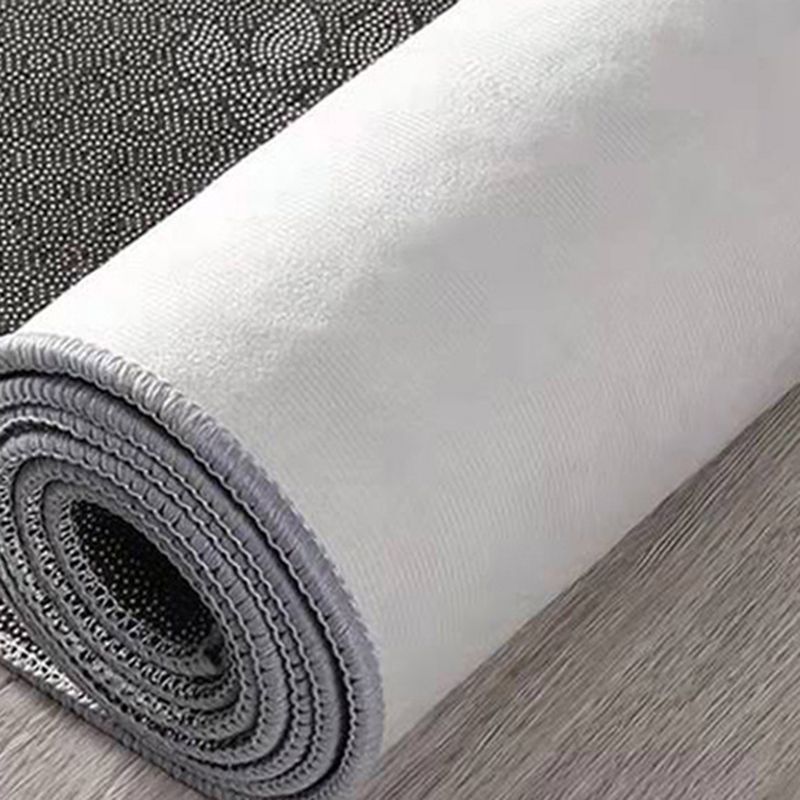 Dark Gray Deer Carpet Polyester Modern Carpet Stain Resistant Carpet for Home Decor