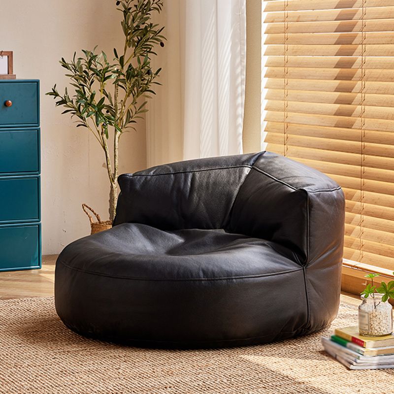 35.43" L x 39.37" W x 19.68" H Faux Leather Armless Chair for Living Room