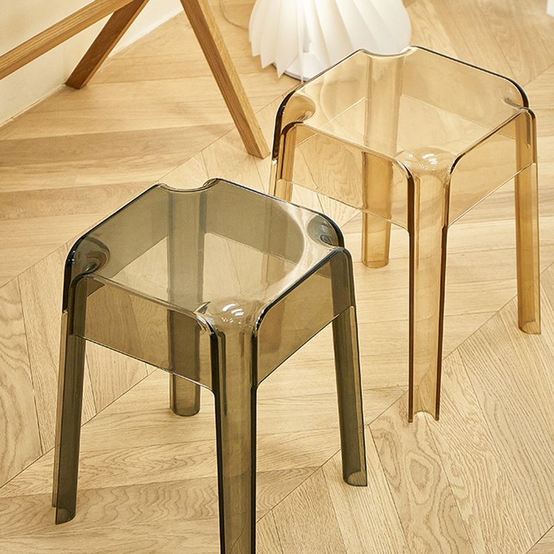 Contemporary Bar-stool Plastic Counter Bar Stool for Restaurant