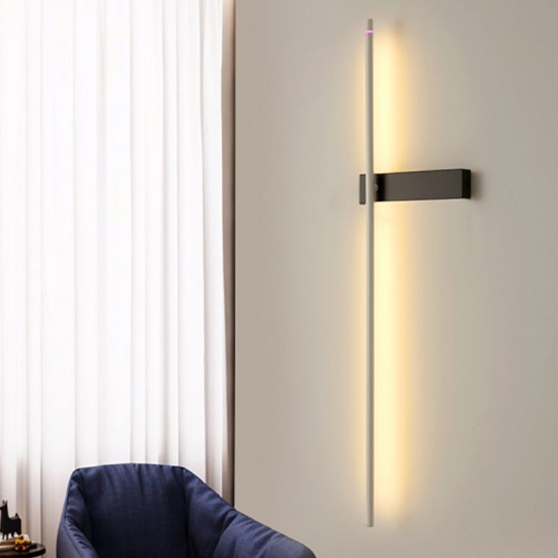 Nordic moderne Mall Mount Light salon simple LED Strip Shape Wall Lightture Mur