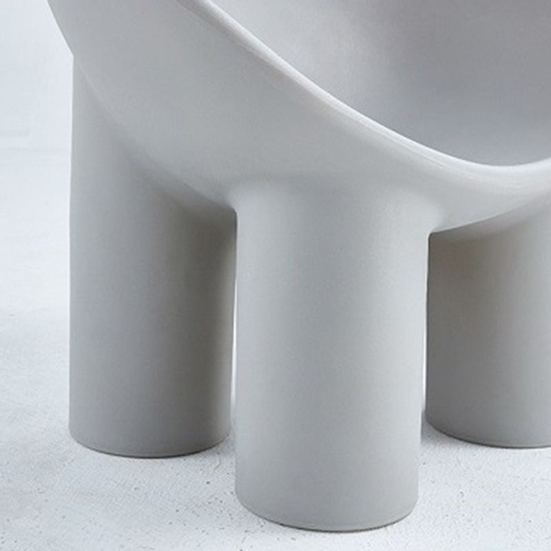 22.44" W √ó 32.68" L √ó 24.80" H Slipper Chair Armless Accent Chair with Basic Four Leg