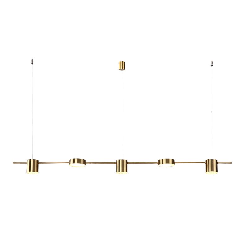 Lámparas modernas de restaurantes LED de restaurante múltiple de cilindro con sombra acrílica