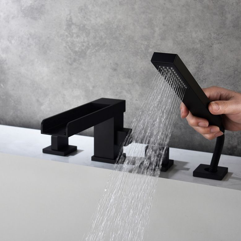 Modern Bathtub Faucet Solid Color Deck Mount Roman Tub Faucets
