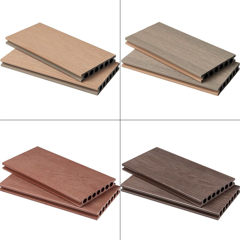Embossed Nailed Decking Tiles Composite 118" x 5.5" Tile Kit Outdoor Patio