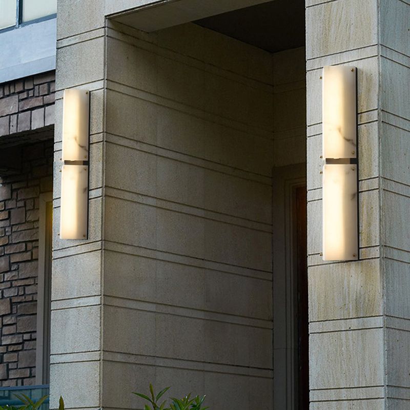 Triangle Wall Sconce Contemporary Wall Light Fixture for Courtyard