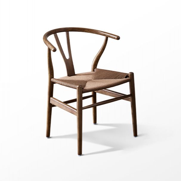 Wishbone natural tapizado contemporáneo del sillón del restaurante que cena la silla