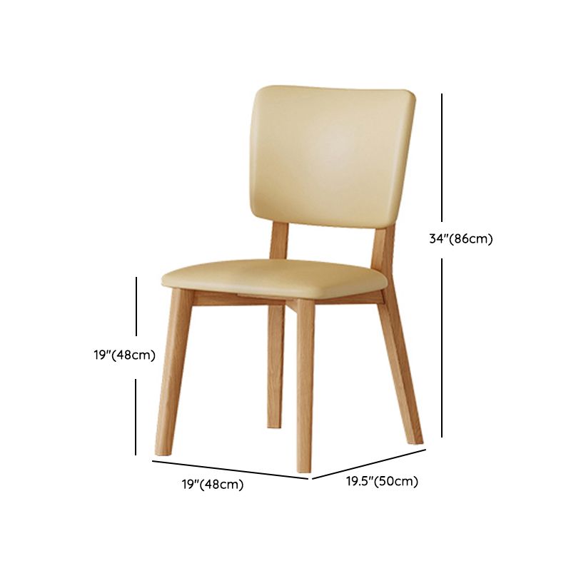 Nordic Dining Room Set 1/4/5/6/7 Pcs Wood Dining Table and Chairs