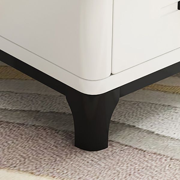 4 Legs Rectangle Contemporary Slate Single Coffee Or End Table with Drawers