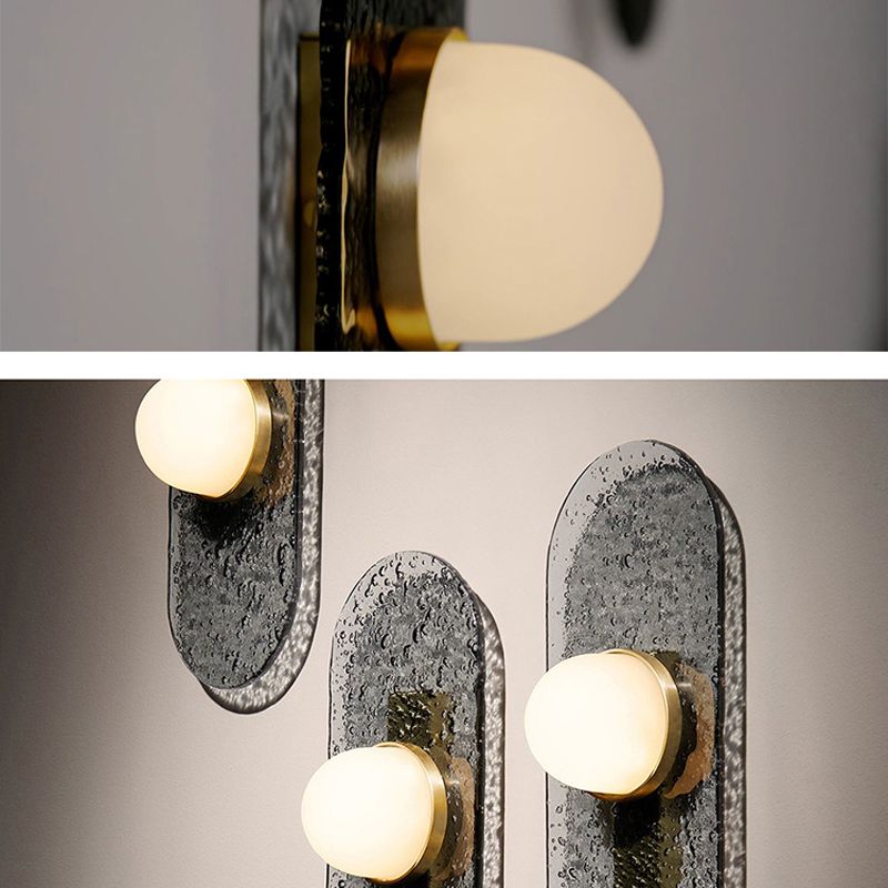 Nordic Style Wall Light Ellipse Shape Wall Lamp with Acrylic Shade for Bedroom