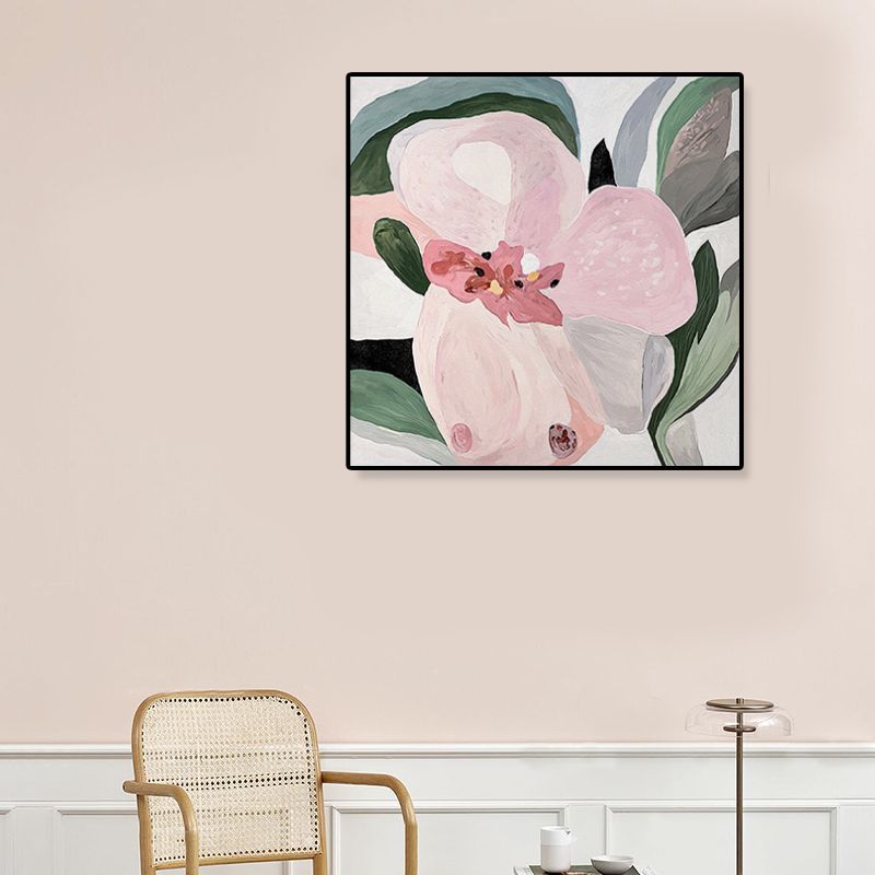 Modern Botanical Art Print Canvas Light Color Paintings Wall Decor, Multiple Sizes