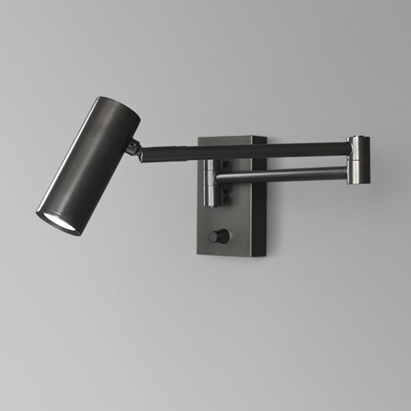 Metal Cylinder Shape Wall Sconce Modern Style 1 Light Wall Light Sconce