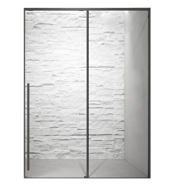 Semi Frameless Shower Doors Scratch Resistant Single Sliding Shower Doors