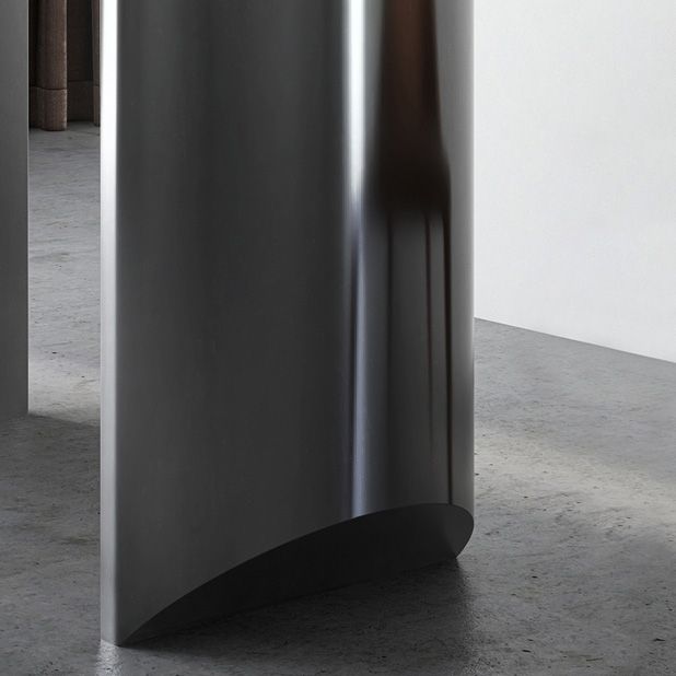 Metalen traditionele luxe rechthoekige tafel Gesinterde stenen binnentafel