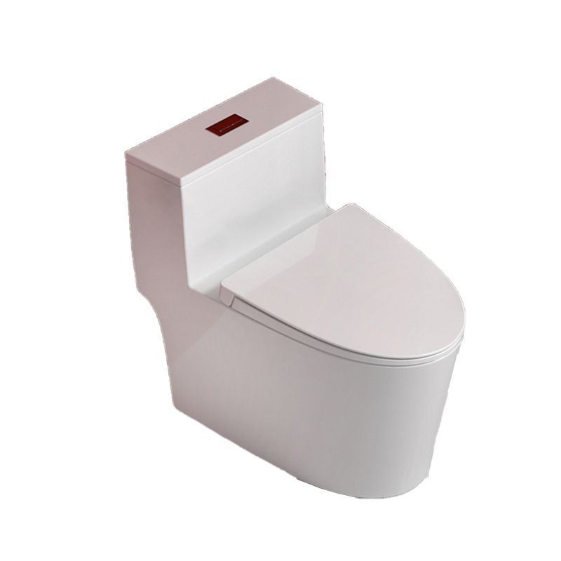 Contemporary Flush Toilet Floor Mounted Siphon Jet Porcelain Urine Toilet