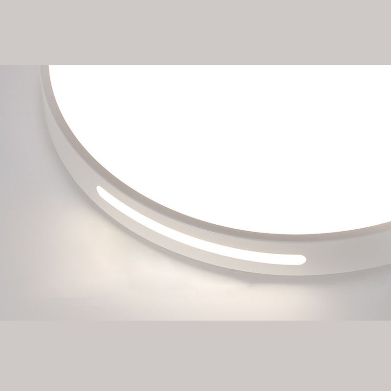 Lámpara de techo nórdica moderna y sencilla personalidad estudio de Sala de estar LED ultradelgado lámpara de ahorro de energía de caballo de hierro
