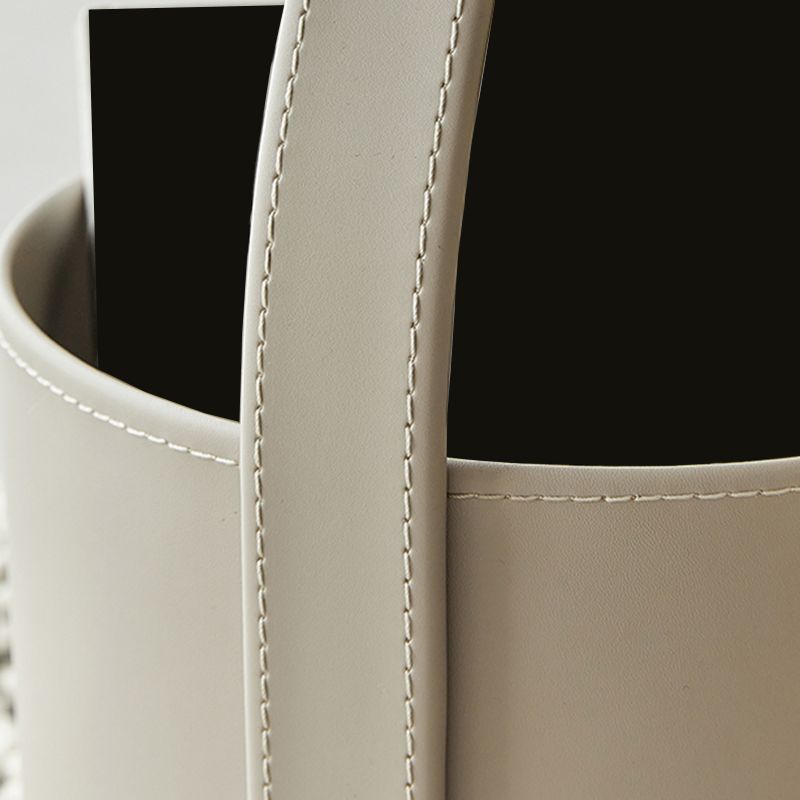 19.68" Wide Metal Side Table Round Tray Top Sofa Side Accent Table