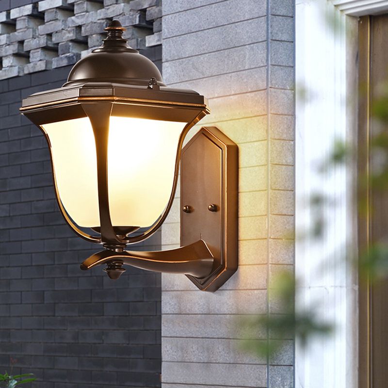 Modern Geometric Wall Lamps Metal 1 Light Wall Light Fixtures