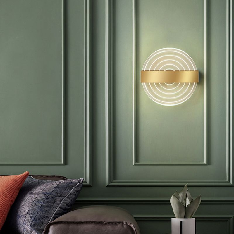 Modern Unique Shape Wall Light Fixture 1 Light Wall Mounted Lighting