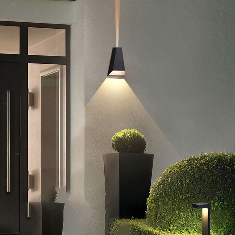 Modernism Wall Sconce Waterproof Outdoor Sconce Light Fixture with Aluminium
