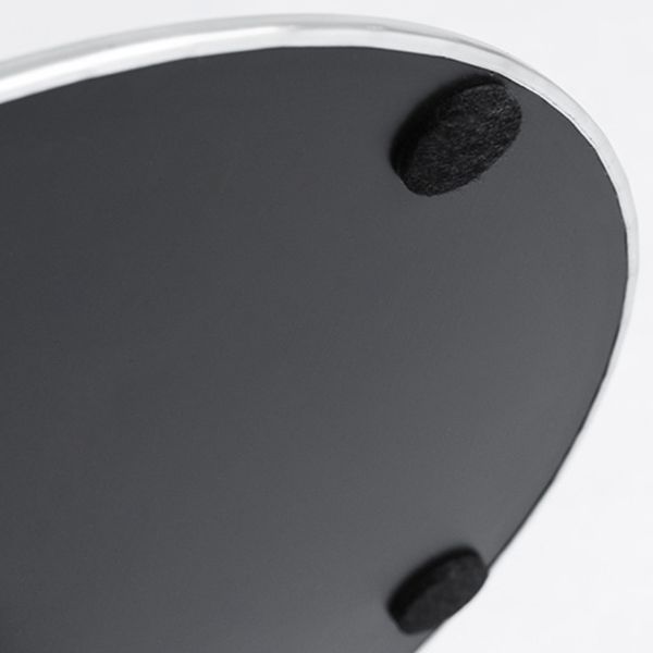 Round Metal Bar Dining Table Silver Pedestal Bar Table for Indoor