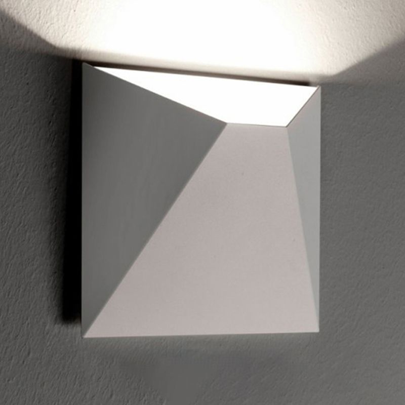 Aluminum Geometric Wall Mounted Wall Lights Modern Style 1-Light Wall Sconces