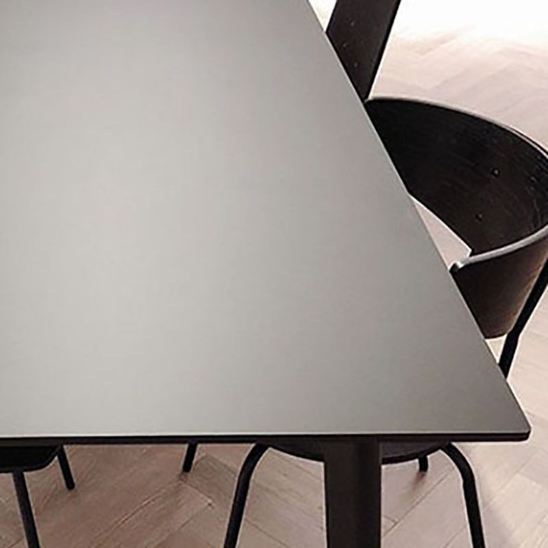 Modern Solid Wood Dinette Table Rectangle Home Desk 4 Legs Dining Table