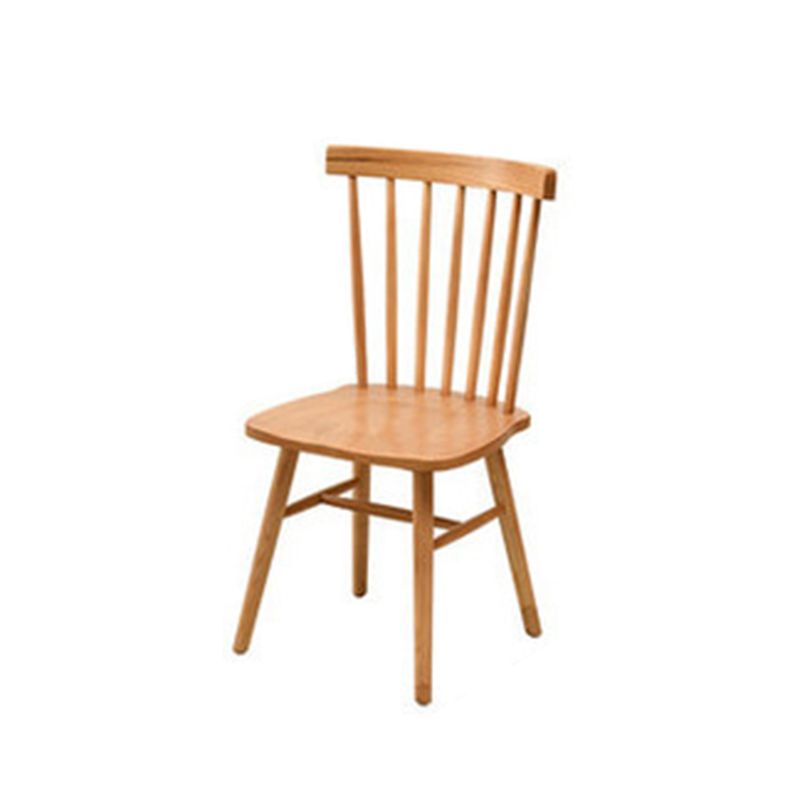 Modern Dining Table Set 1/2/4/7 Pcs Solid Wood Dining Table with Windsor Chairs