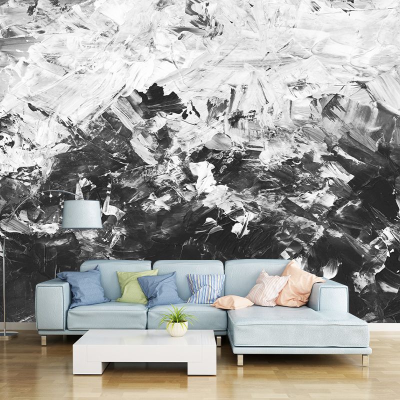 Mildew Resistant Abstract Pattern Mural Wallpaper Decorative Wall Art for Bedroom
