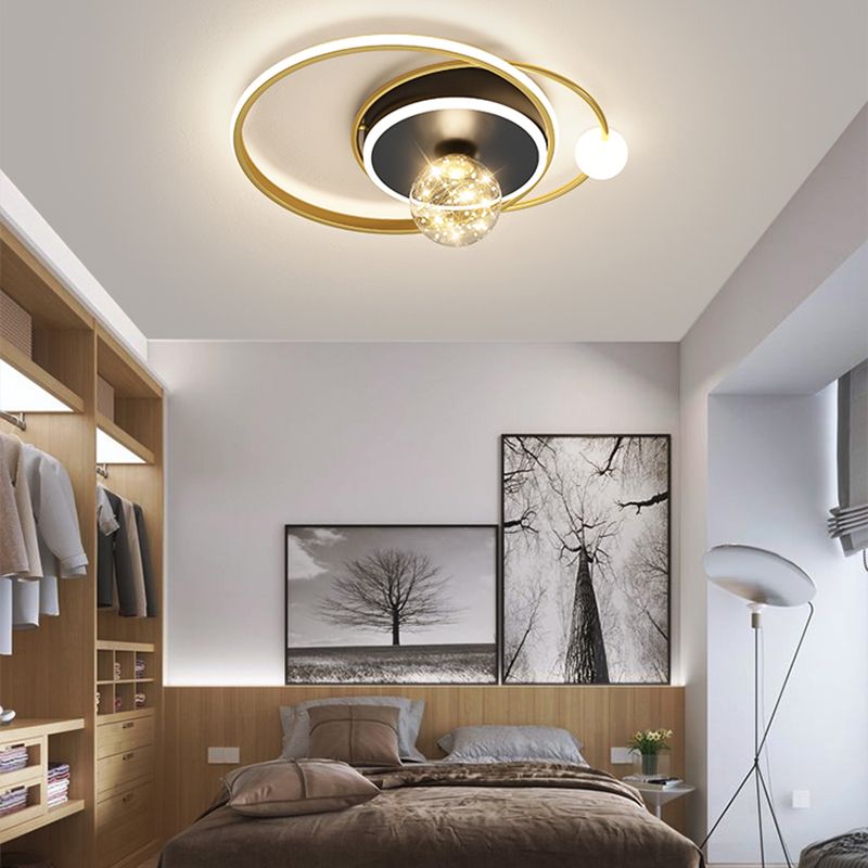 Gouden LED-plafondverlichtingsarmaturen Moderne inbouwplafondarmatuur voor woonkamer