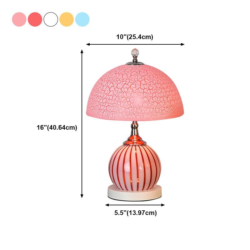 Runde Formglasetischlampe moderne 1 Leuchttischlampenleuchten