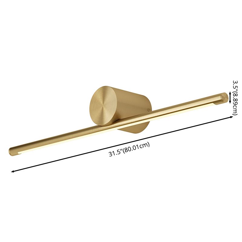 Modern Minimalist Style Linear Vanity Lighting Fixtures Metal Vanity Lights for Toilet