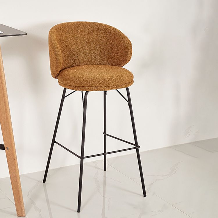 Modern Style Metal Bar-stool Bucket Counter Bar Stool for Home