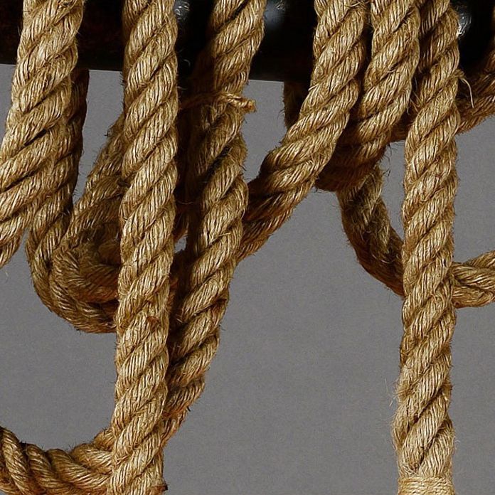 Exposed Bulb Island Lighting Fixtures Rope Retro Industrial Style Island Lighting Ideas for Restaurant