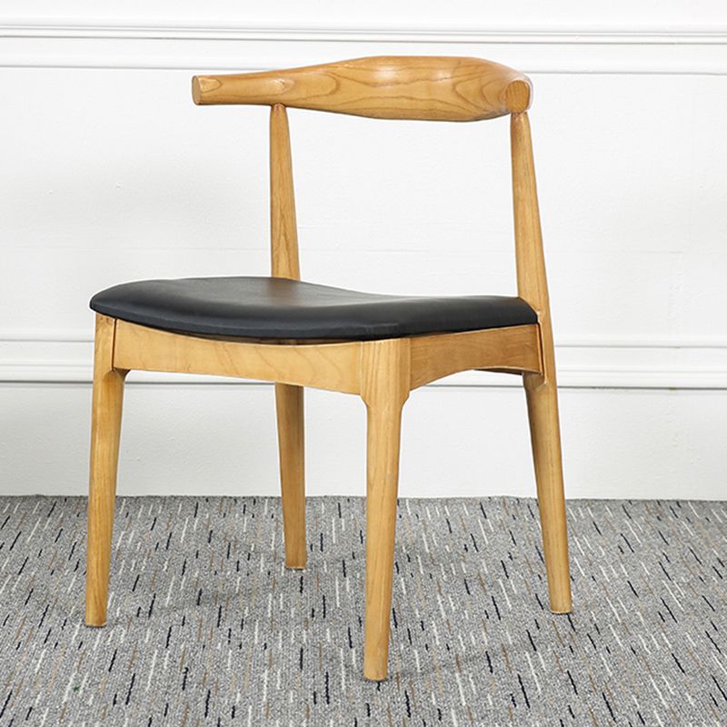 Natural Finish Pine Wood Dining Set 1/2/5 Pcs Modern Dinette Set