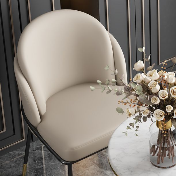 Modern Style Marble Dining Set Round 1/2/3/4/5 Pieces Dining Set for Home Use