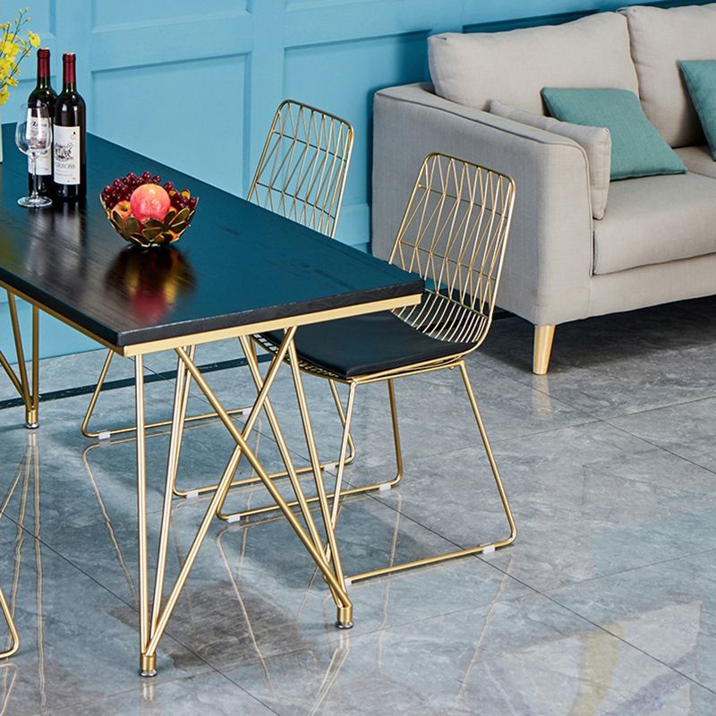 Traditional Luxury Dining Table White in Marble Rectangle Dining Table for Kitchen