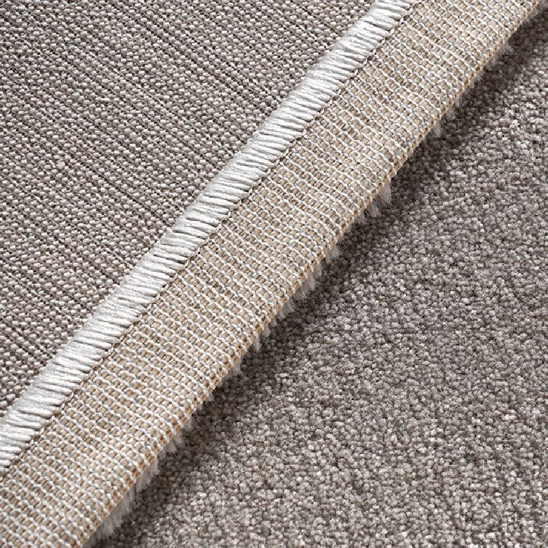 Grey Modern Area Rug Geometric Print Polyester Area Carpet Stain Resistant Rug for Home Decor