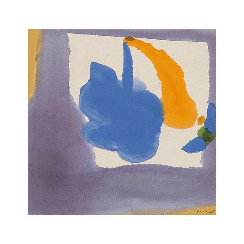 Hedendaags abstract canvas voor eetkamer aquarelschilderkunst, meerdere maten