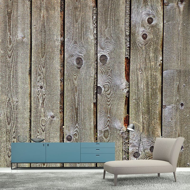 Wood Texture Wall Mural Wallpaper Stain Resistant Wall Decor for Sleeping Room