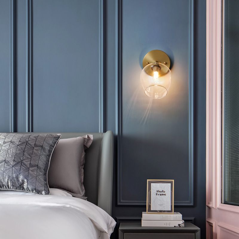 Kleine corridor Roteerbare wand SCONCE GLAS