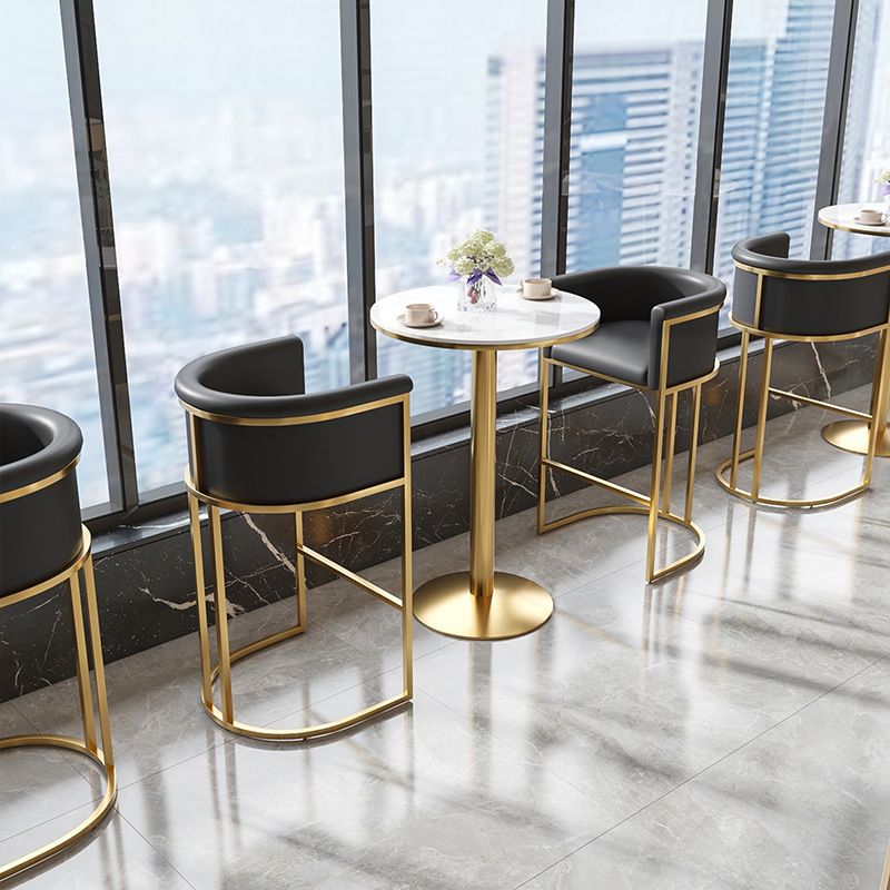 Sintered Stone Bar Table Traditional Luxury Dining Table for Kitchen Living Room