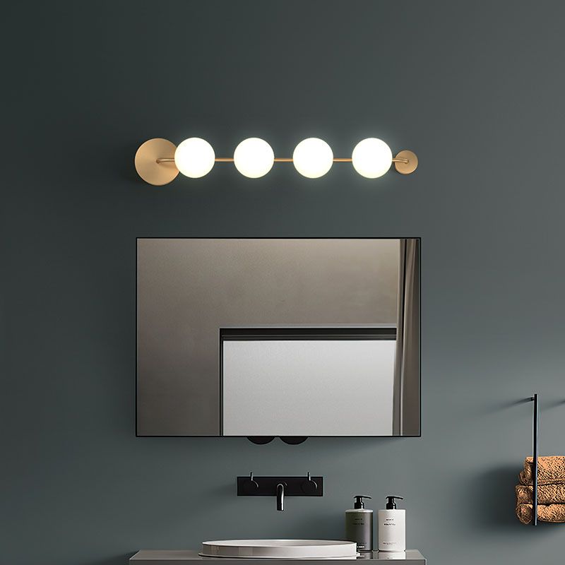 Contemporary Global Wall Mounted Light Metal Vanity Wall Lamps for Bathroom