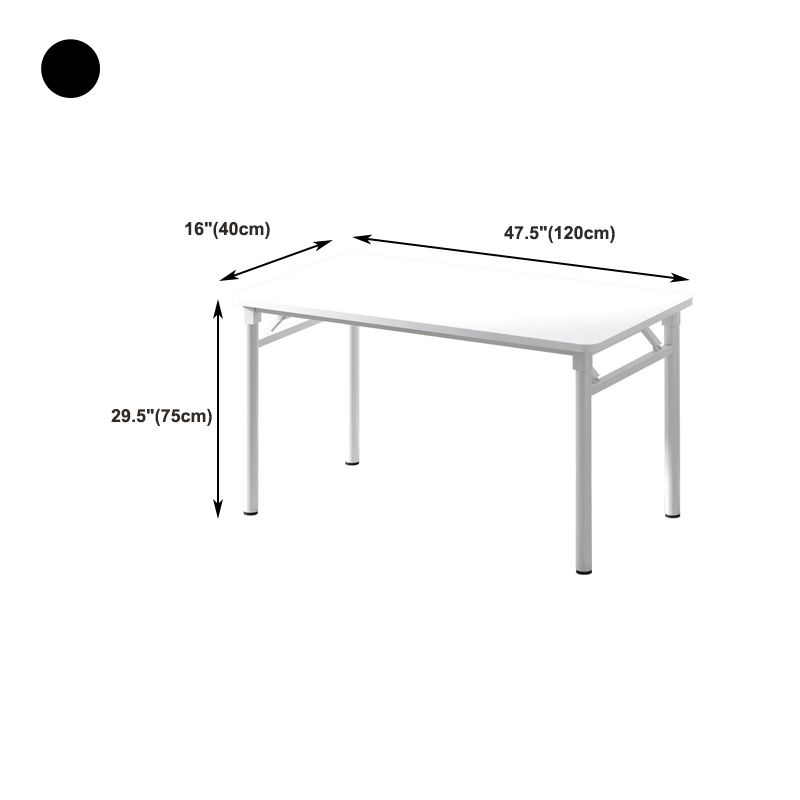 29.5" H Rectangular Writing Desk Contemporary Wood Office Desk