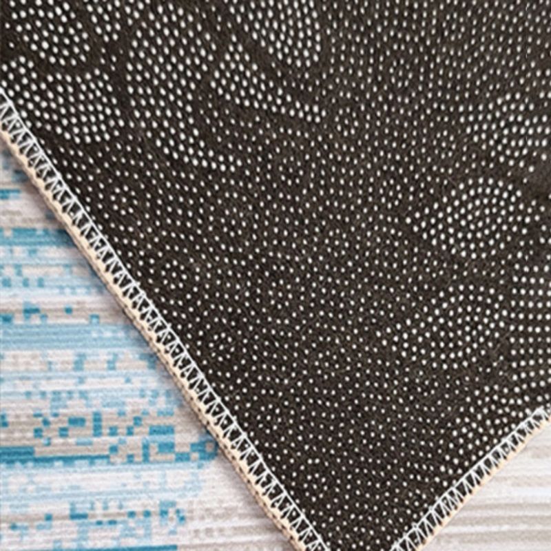 Minimalist Graphic Print Carpet Polyester Area Rug Stain Resistant Indoor Carpet for Living Room