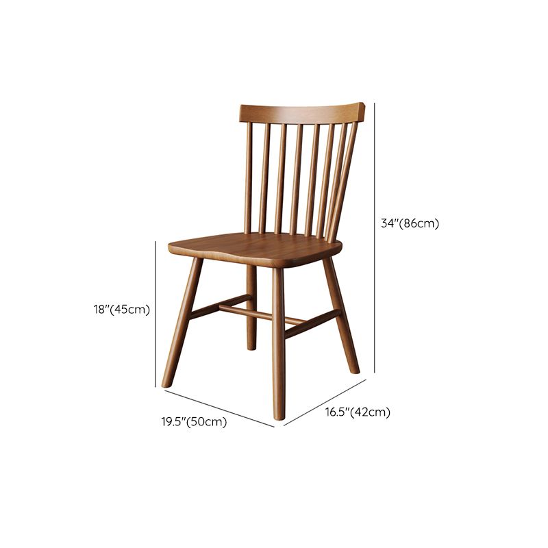 Modern Style Dinette Set 1/2/4/5 Pcs Round Solid Wood Dinette Table with Dining Chair